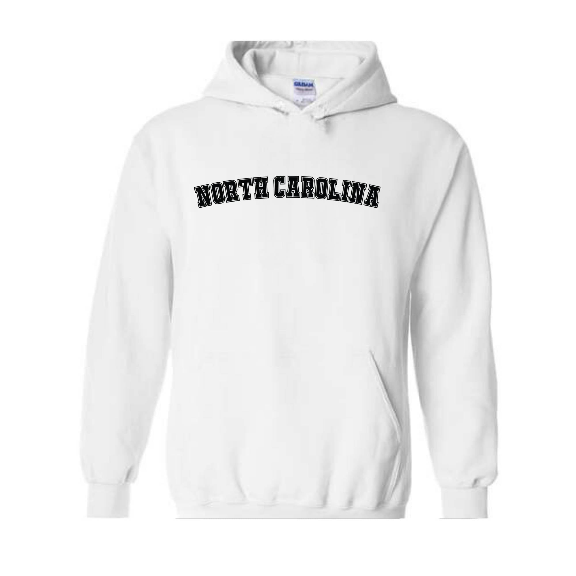 Vintage North Carolina Hoodie, Carolina Hoodie, Hoodie, North Carolina Gift, Vintage Hoodie, State Hoodie,