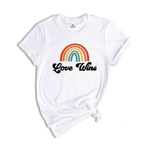 Love Wins Shirt, Rainbow Shirt, LGBT Shirt, Love Is Love Shirt, Equal Rights Shirt, LGBTQ Shirt, Gay Shirt, Lesbian Shirt