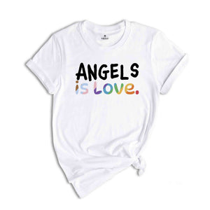 Angels Is Love Shirt, LGBTQ Shirt, Pride Month Shirt, Equal Rights Shirt, Love Is Love Shirt, Pride Shirt, Gay Shirt