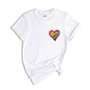 Pocket Lgbtq Heart Shirt, Pride Month Shirt, Pride Shirt, LGBTQ Shirt, Lgbtq Gift Shirt, Lesbian Shirt, Proud Mom Shirt, Lesbian Shirt