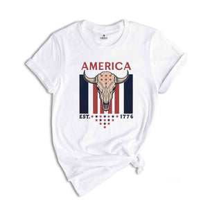 Fourth of July Shirt T-Shirt, 4th of July Tee, 1776 Shirt, America Tee, USA TShirt, Western Patriotic Shirt