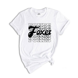 Team Mascot Foxes Mascot Shirt, Foxes Team Spirit Shirt, Foxes Fan Shirt, Foxes School Shirt, Foxes School Spirit