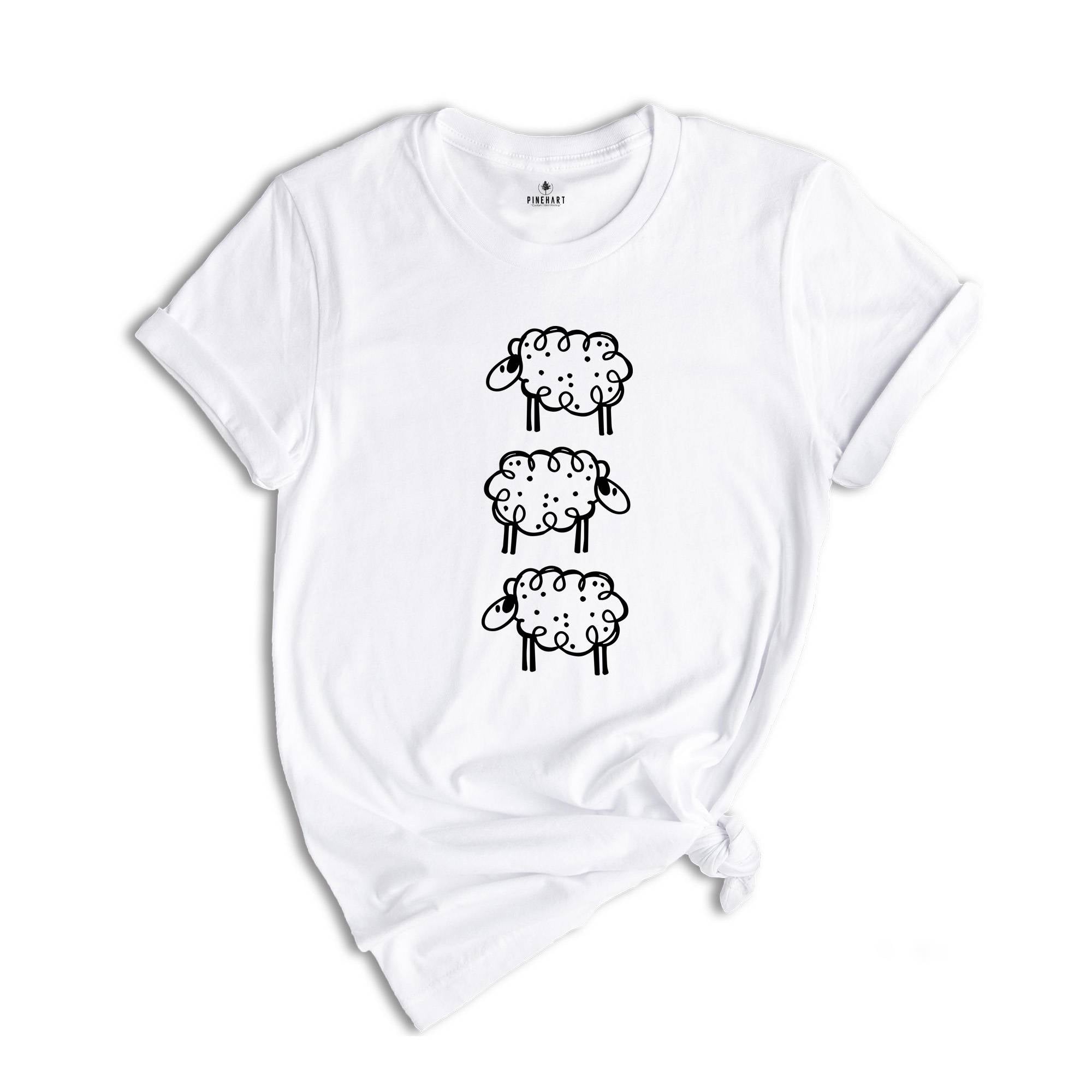 Cute Sheep Shirt, Sheep Lover Tee, Sheep Gift, Animal Lover Tee, Sheep Shirt, Sheep Lover Gift, Animals Tee