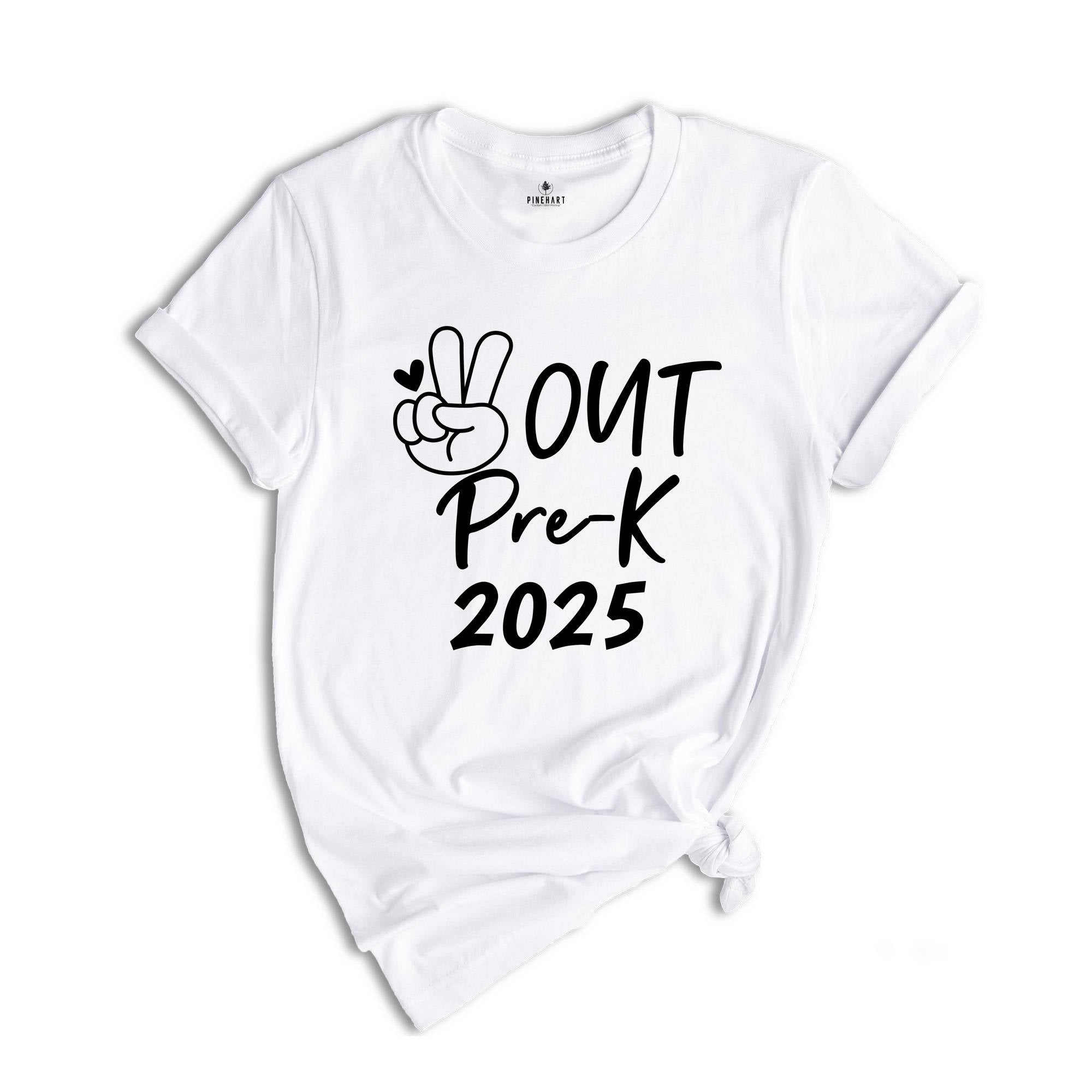 Peace Out Pre-K 2025 Shirt, End Of The School Shirt, Last Day Of School Shirt, Kids Graduation Shirt, Tie Dye Shirt, Preschool Shirt