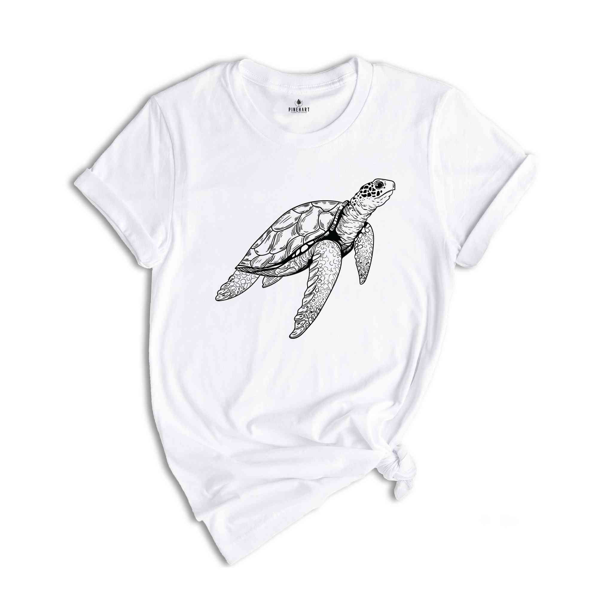 Turtle Summer T-Shirt, Beach Shirt, Surfing Shirt, Summer Shirt Girls Trip Gifts, Summer Vacation Shirt