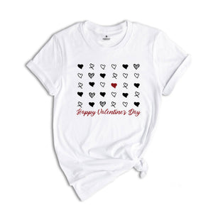 Happy Valentines Day Heart Shirt, Cute Heart Shirt, Valentines Day Shirt, Happy Valentines Day, Couple Shirt, Gift for Valentines