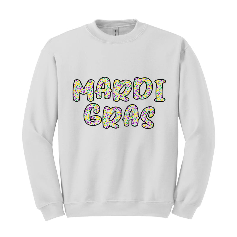 Mardi Gras Sweatshirt, Mardi Gras Pattern, Mardi Gras Celebrations, Mardi Gras Wear, Cute Mardi Sweater