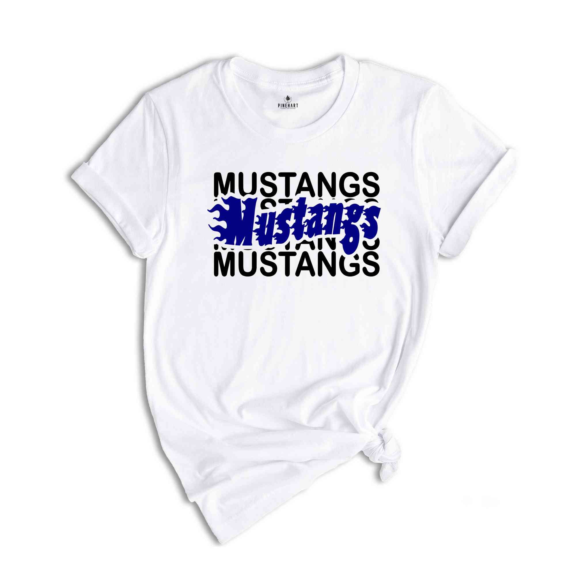 Team Mascot Shirt, Mustangs Team Shirt, Mustangs Team Spirit, Mustangs Fan Shirt, Mustangs School Shirt, Mustangs School Spirit