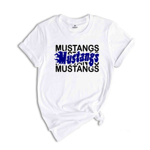 Team Mascot Shirt, Mustangs Team Shirt, Mustangs Team Spirit, Mustangs Fan Shirt, Mustangs School Shirt, Mustangs School Spirit