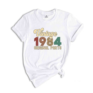 40th Birthday Shirt, Vintage 1984 Shirt, 40th Birthday Gift, 40 Years Birthday Shirt, 1984 Birthday Shirt, Retro 40th Birthday Tee