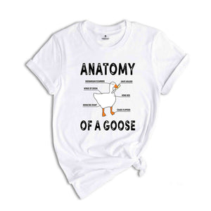 Anatomy of A Goose Funny Duck Shirt, Funny Goose Shirt, Goose Lover Shirt, Funny Bird Shirt, Bonk T-Shirt