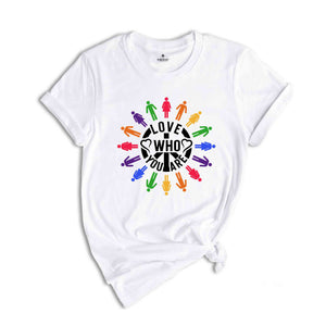 Love Who You Are Pride 2024 T-Shirt, Gay Pride Shirt, LGBT Shirt, Gay Shirt, Rainbow Shirt, Lgbt Flag Shirt, Hurts No One