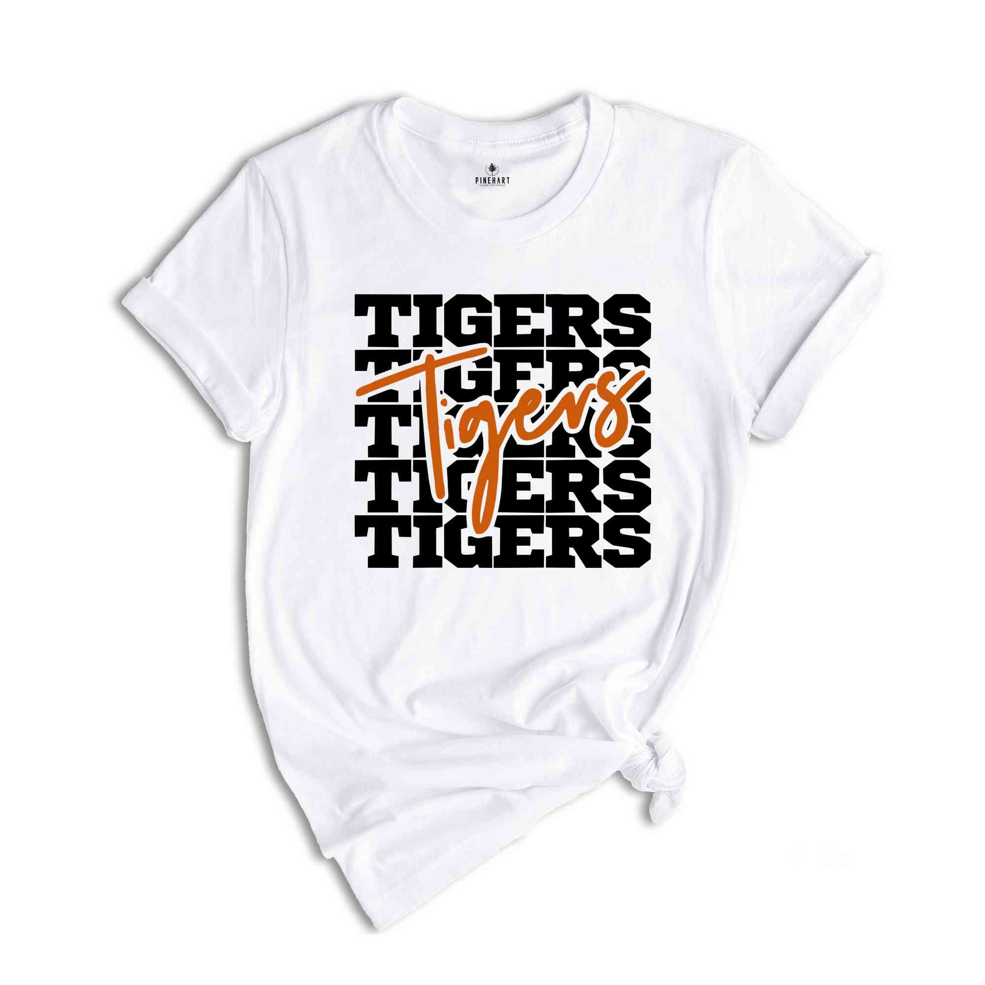 Team Mascot Shirt, Tigers Team Shirt, Tigers Football Shirt, Tigers Fan Shirt, Tigers School Tee, Tigers School Spirit, Tigers Mom Shirt