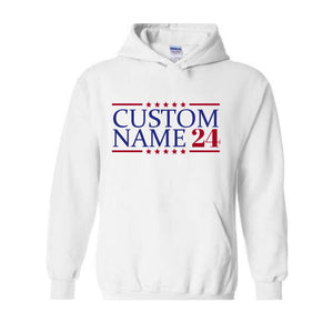 Custom Election 2024 Sweatshirt, Custom USA Election Day Hoodie, Custom President Sweatshirt, Custom Political Sweatshirt, Custom Elec