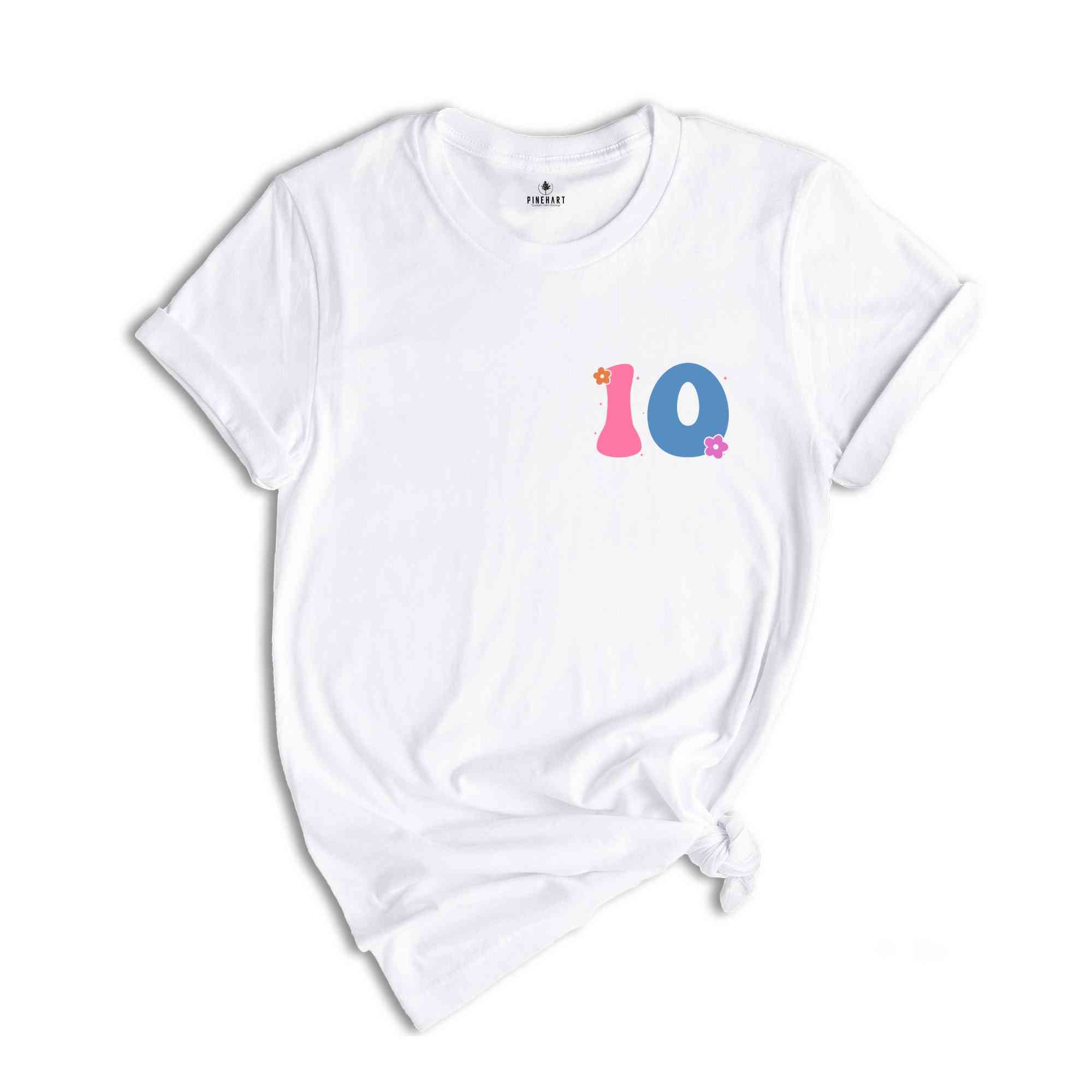 In My Double Digits Era Shirt, Trendy Birthday Shirt, Birthday Party Shirt, 10th Birthday Shirt, Birthday Girl Shirt