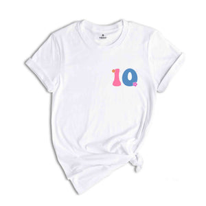 In My Double Digits Era Shirt, Trendy Birthday Shirt, Birthday Party Shirt, 10th Birthday Shirt, Birthday Girl Shirt