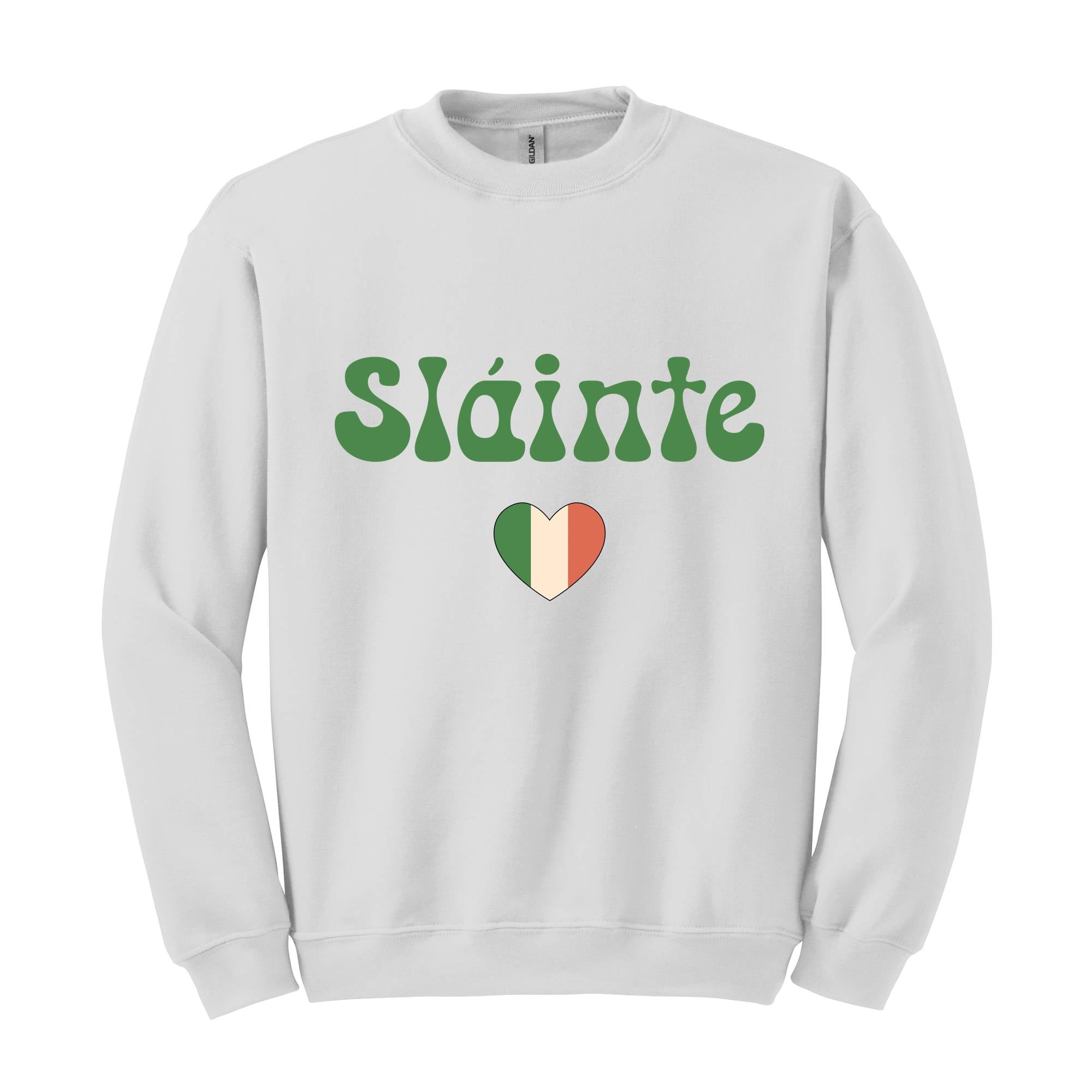 Slainte Sweatshirt, Luck of the Irish, Irish Sweatshirt, Irish Clothing, St Patrick's Day Sweatshirt, Lucky Sweatshirt, Womens St Patricks