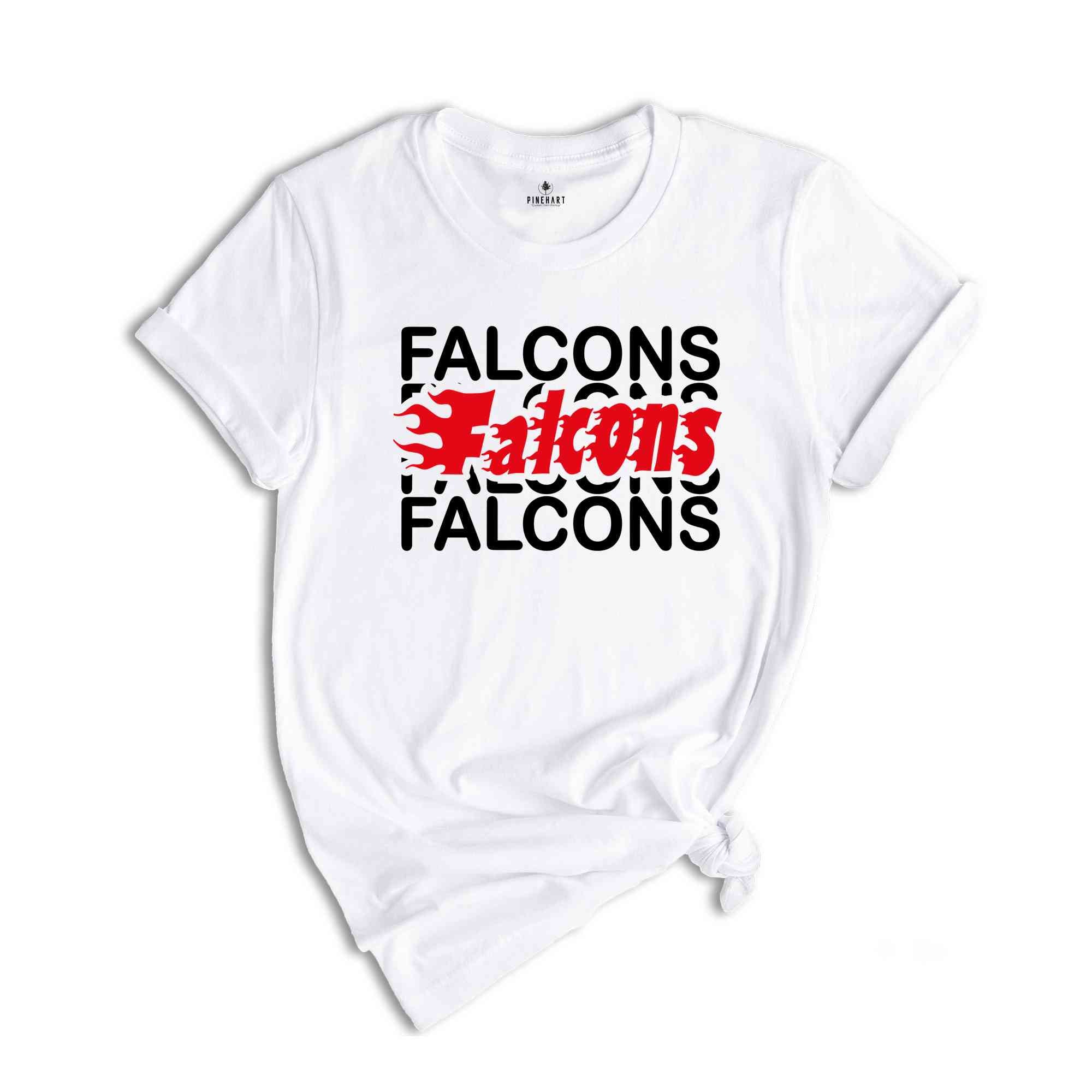 Falcons Team Shirt, Team Mascot Shirt, Falcons Team Spirit, Falcons Fan Shirt, Falcons School Shirt, Falcons School Spirit