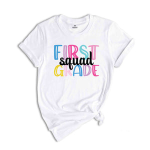 First Grade Squad Shirt, Teacher Shirt, Grade Squad Teacher Shirt, Squad Shirt, New Teacher Shirt, Grade Shirt, Back To School Shirt