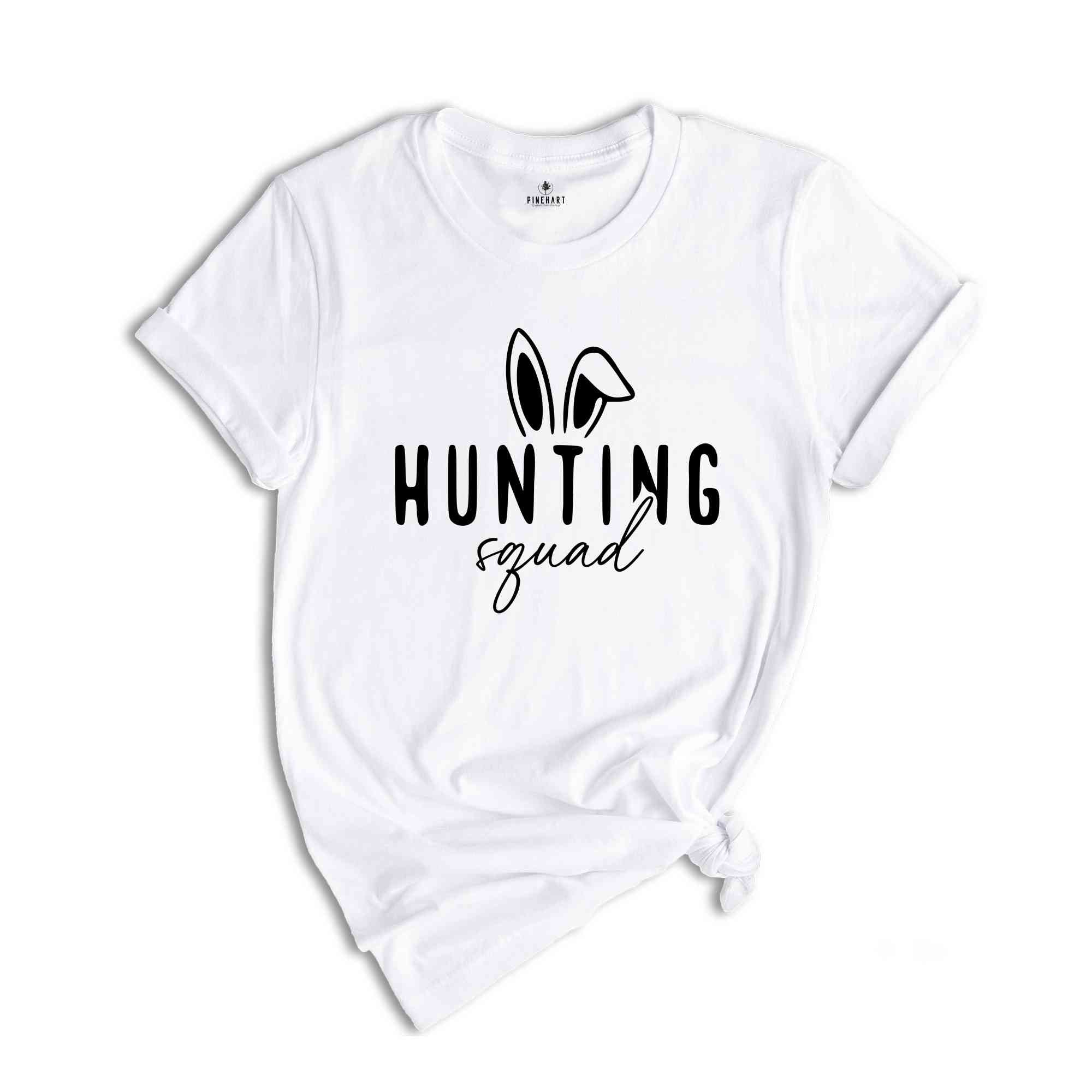 Hunting Squad Shirt, Easter Vibes Shirt, Bunny Shirt, Cute Easter Shirt, Easter 2024, Happy Easter Shirt, Easter Bunny Shirt