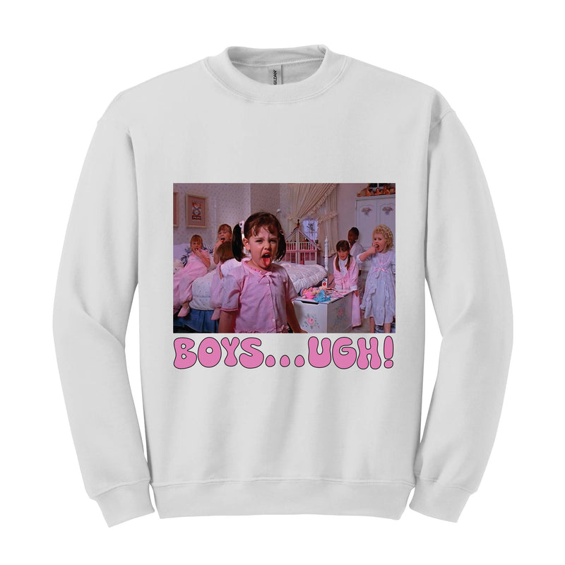 Boys Ugh Sweatshirt, Funny Valentines Sweatshirt, Valentines Day Sweater, Retro Valentine Sweatshirt, Valentines Day Gifts