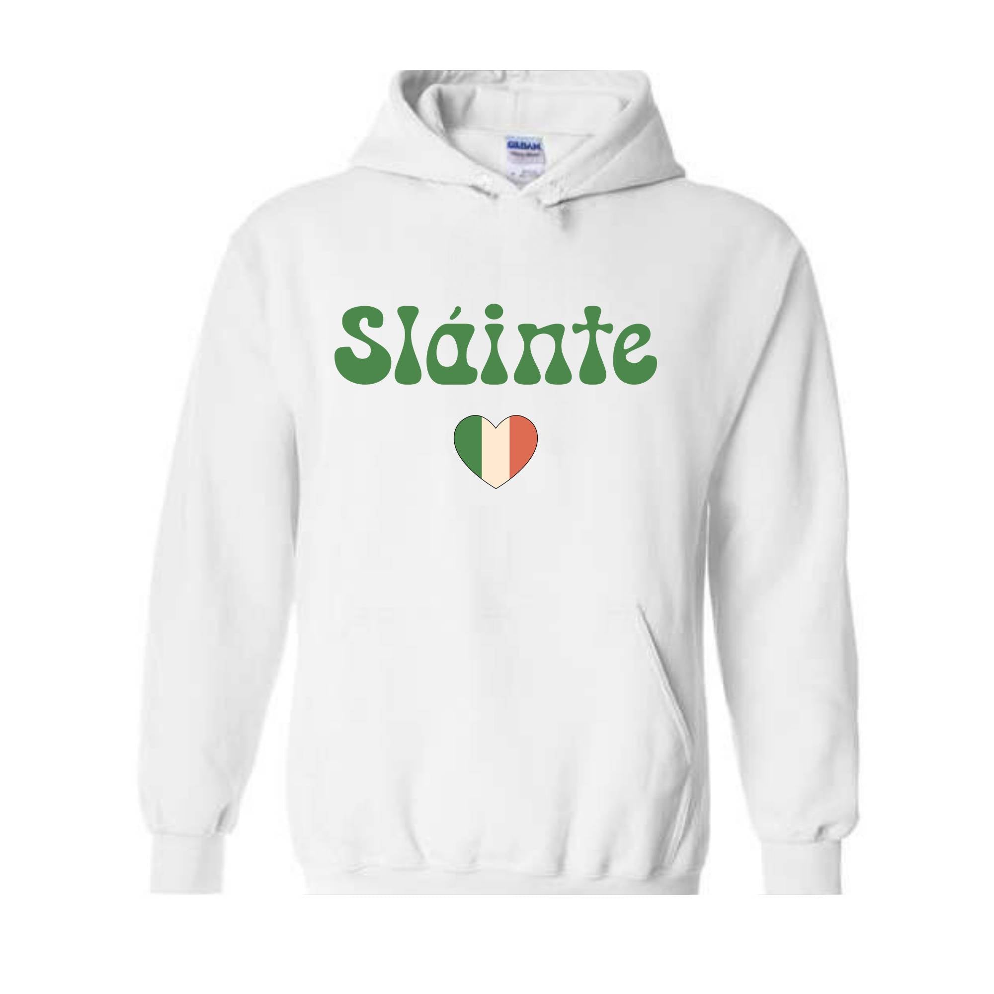 Slainte Hoodie, Luck of the Irish, Irish Hoodie, Irish Clothing, St Patrick's Day Hoodie, Lucky Hoodie, Womens St Patricks