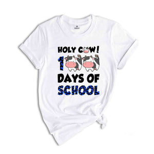 Holy Cow 100 Days Of School Shirt, Back To School Shirt, Gift for Teacher, Kids School Shirt, Student T-Shirt