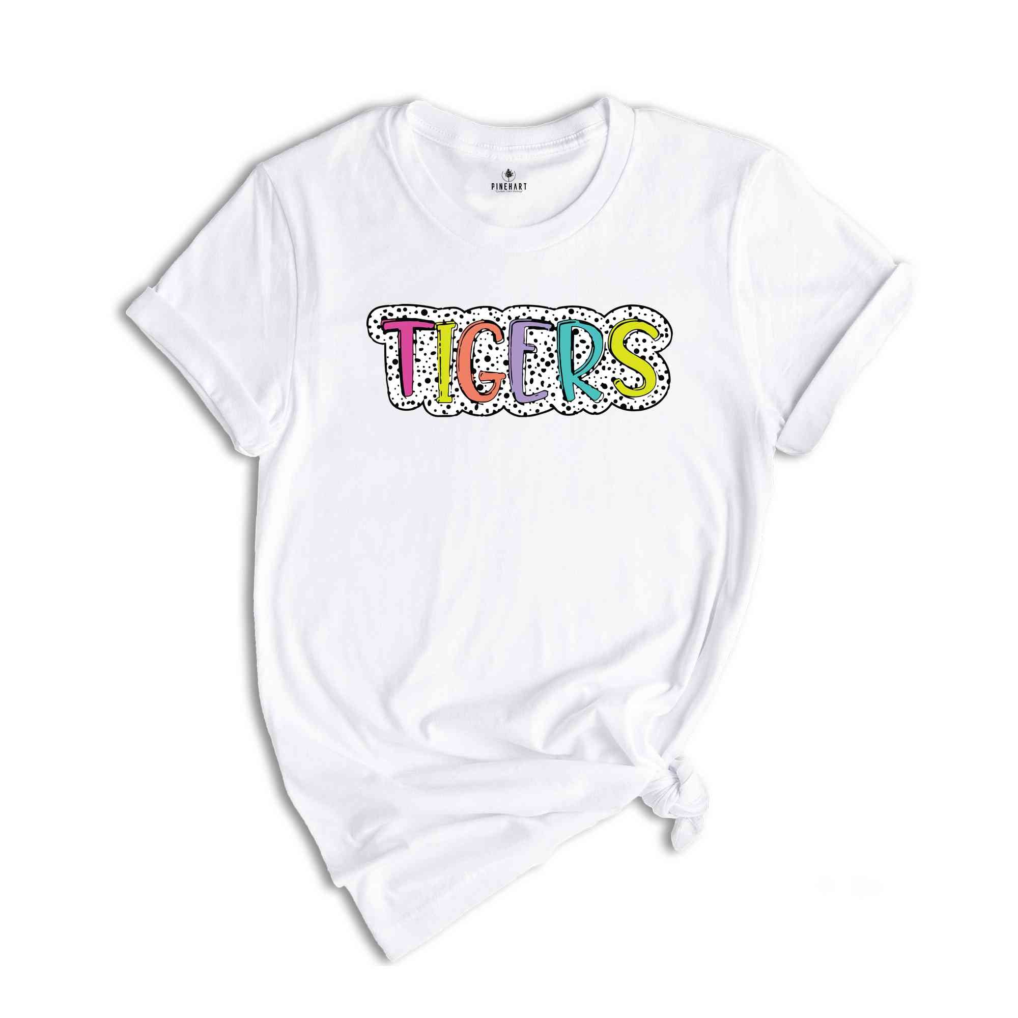 Tiger Shirt, Tigers Football Shirt, Game Day Shirt, Mascot School Shirt, Mascot School Spirit, Cheerleader Baseball, Mom Shirt