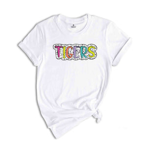 Tiger Shirt, Tigers Football Shirt, Game Day Shirt, Mascot School Shirt, Mascot School Spirit, Cheerleader Baseball, Mom Shirt