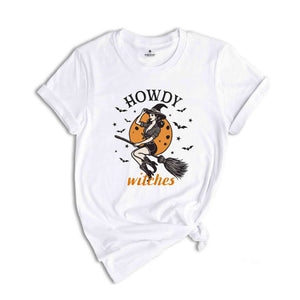 Howdy Witches Shirt, Retro Halloween Shirt, Halloween Shirts, Spooky Shirt, Spooky Season Shirt, Witch Shirt