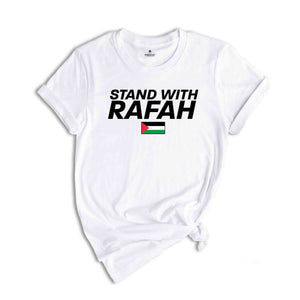 Stand With Rafah Shirt, Palestine Shirt, Stand With Gaza Shirt, Palestine Support Shirt, Protest Tee, Stand With Palestine, Save Gaza