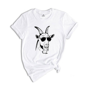 Goats With Sunglasses Shirt, Funny Goat Motivational T-Shirt, Funny Goat Shirt, Goat Tee, Farmer Shirt