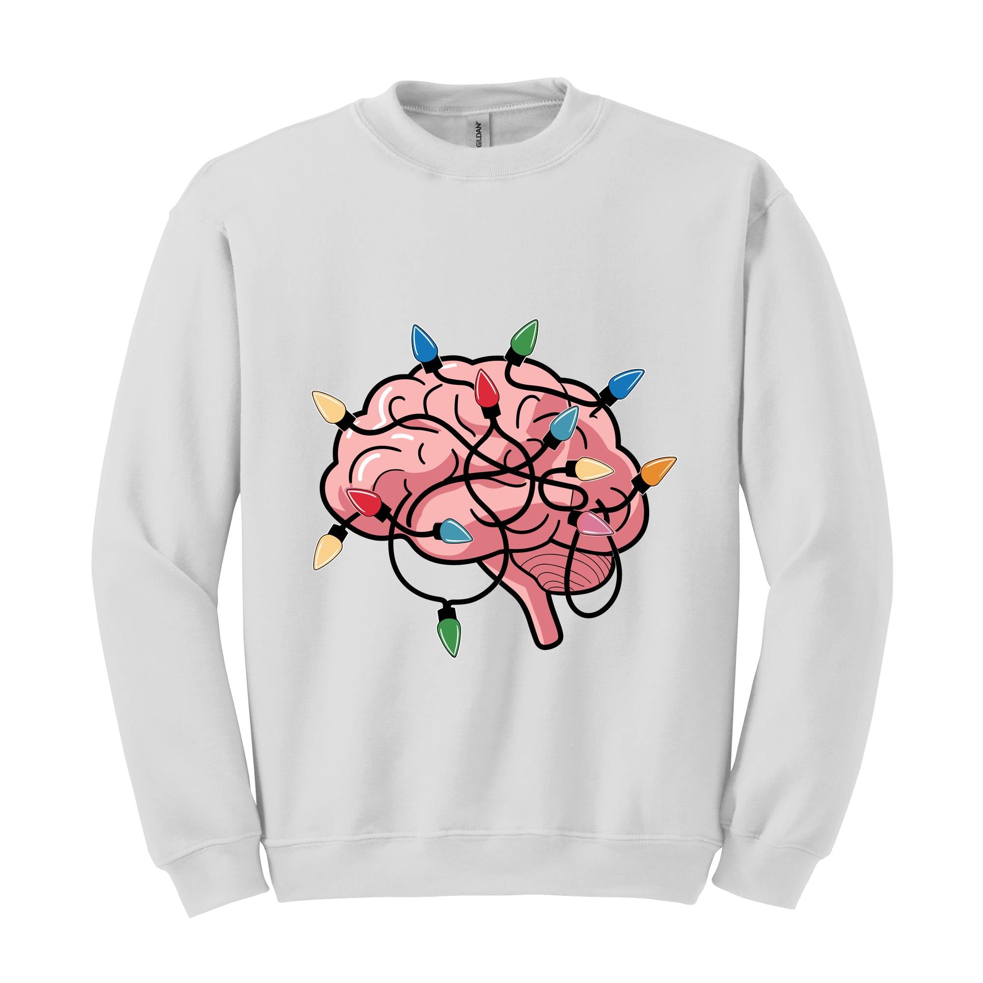 Brain Neuro Christmas Sweatshirt