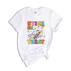 Stick Or Treat Shirt, Nurse Halloween Shirt, Nurse Ghost Shirt, Ghost Halloween Shirt, Halloween Gift, Spooky Season Shirt, Cute Nurse Gift