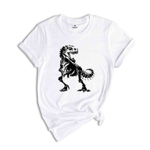 Dinosaur Skull Shirt, Dinosaur Fossil T-Shirt, Dinosaur Skeleton Tee, Paleontology Shirt, Funny Dinosaur Shirt