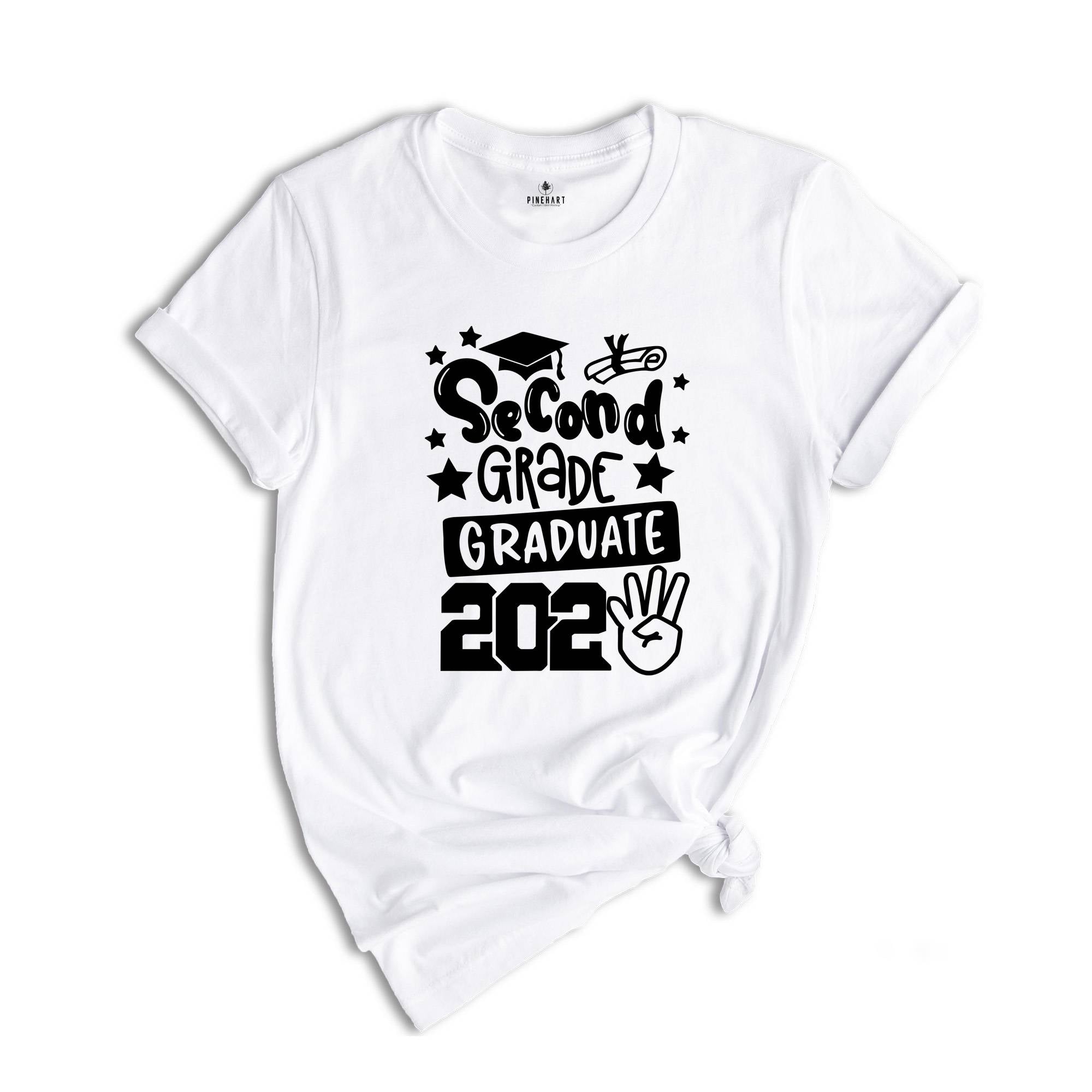 Second Grade Graduate 2024 Shirt, Kids End of School Tee, Bye Bye School Tee, Last Day Of School Tee, Second Grade Shirt