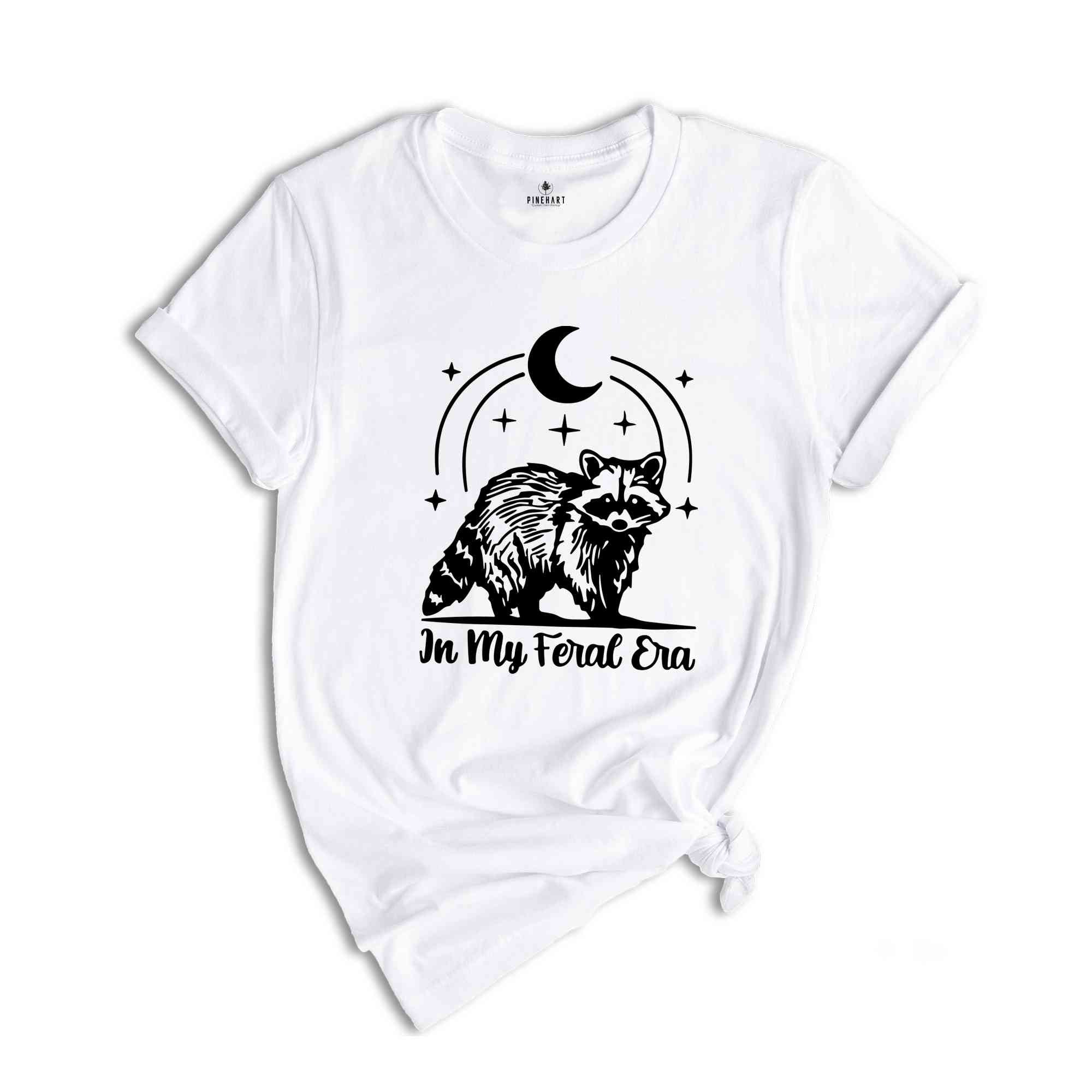 In My Feral Era Shirt, Raccoon Shirt, Funny Raccoon T-Shirt, Weird core Shirt, Women Raccoon T-Shirt