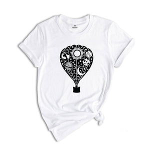 Hot Air Balloon T-Shirt, Art T-Shirt, Travel Lover T-Shirt, Explorer T-Shirt, Balloon Lover T-Shirt, Traveler T-Shirt, Flying Balloon Shirt