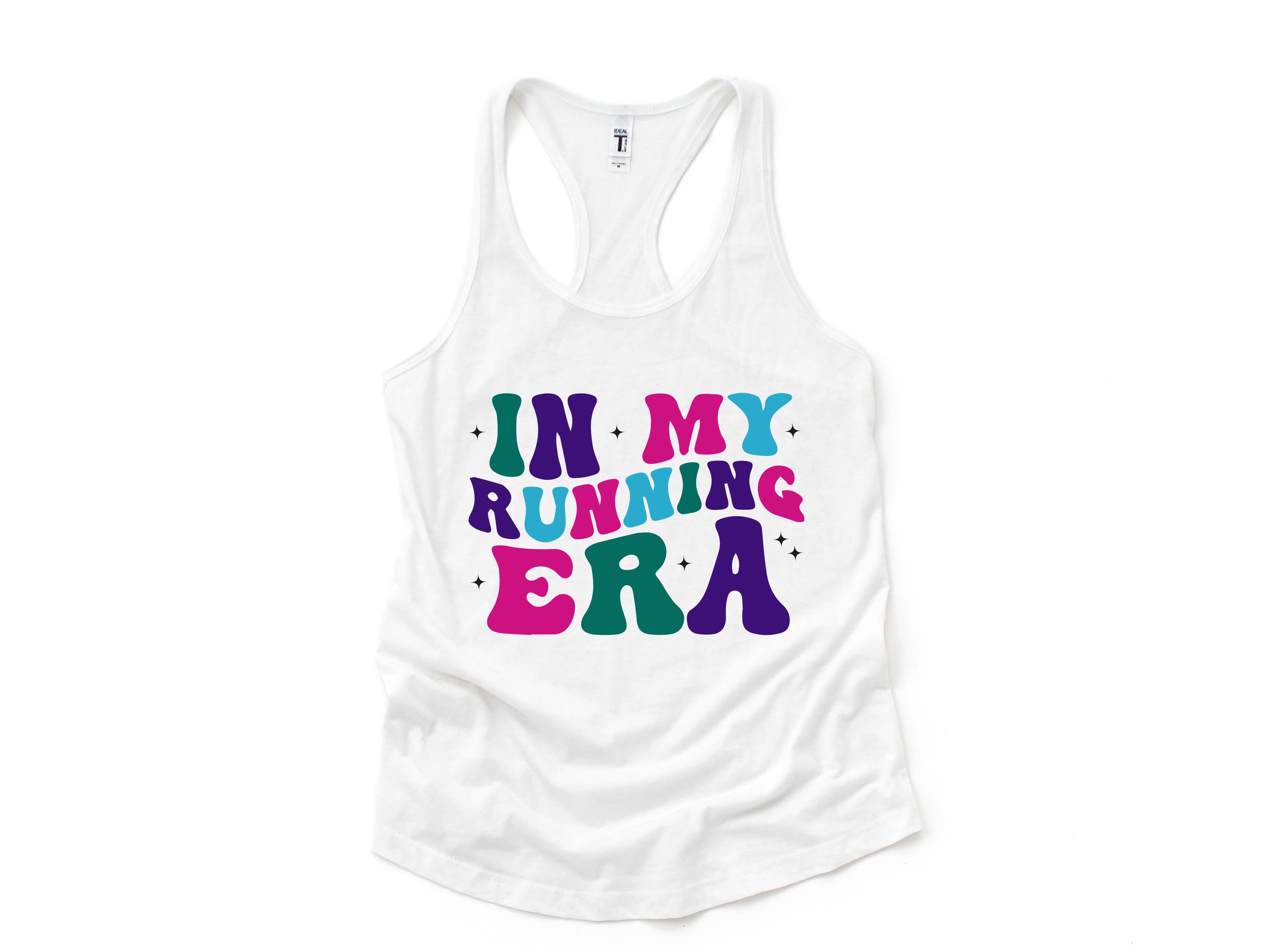 In My Running Era Tank Top, Runners Shirt, Gift for Runner, Friend Gift, Runner Gift, Running Tank, Racerback Tank Gift