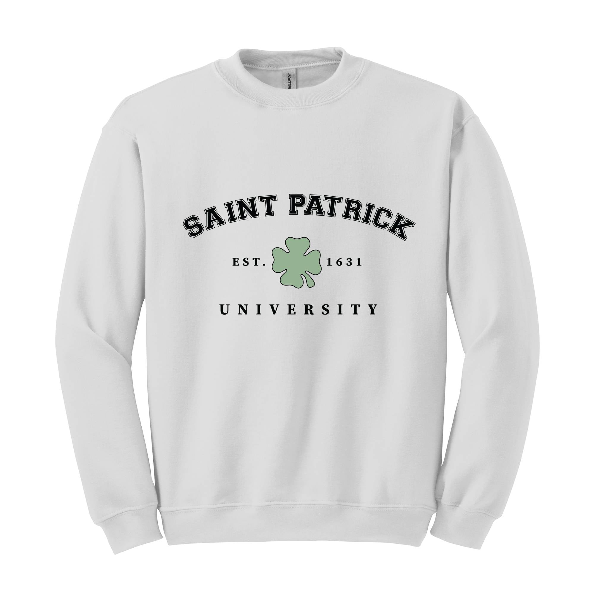 Saint Patrick University Sweatshirt, St. Patrick's Day Carnival, Saint Patrick's Sweatshirt, St Patrick's Holiday