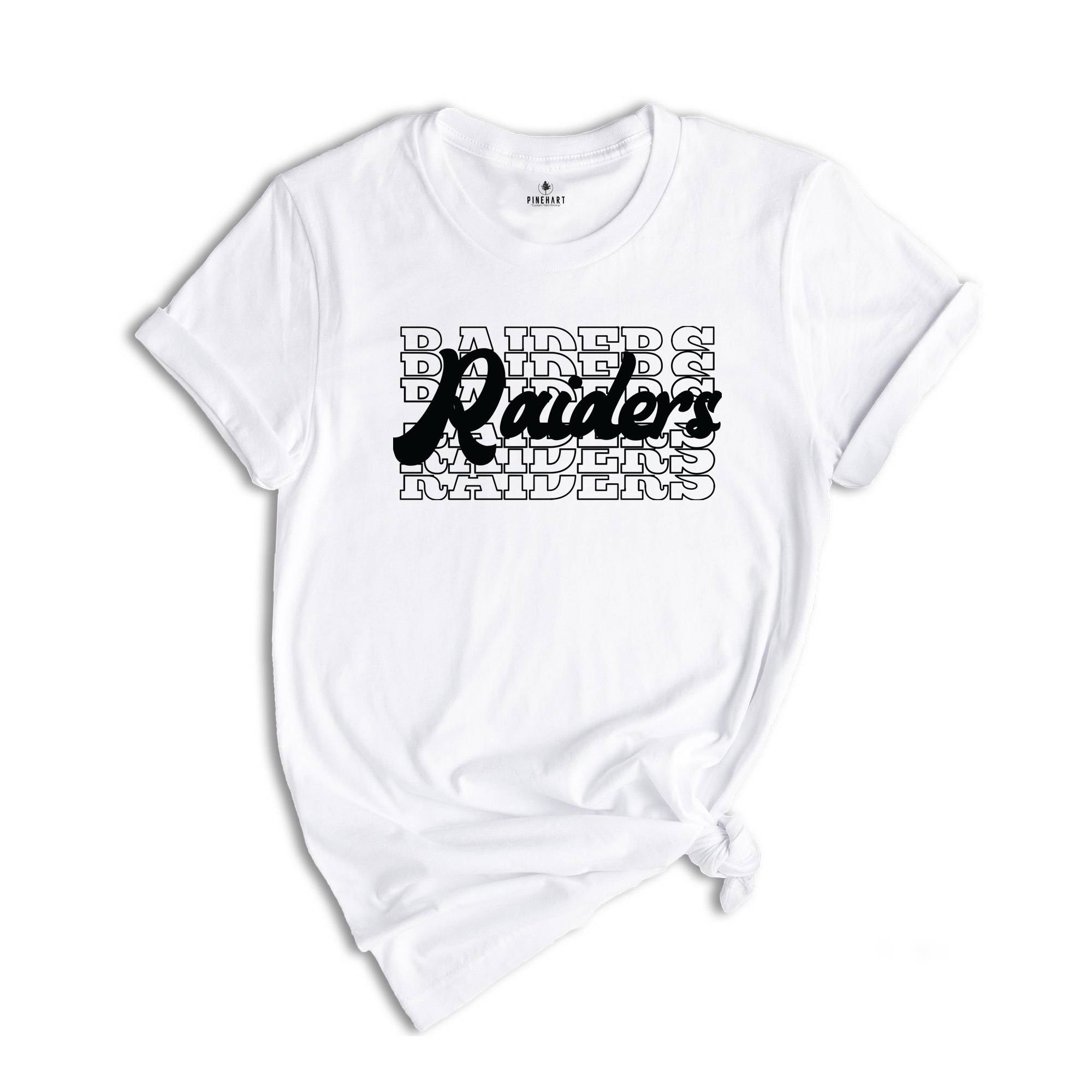 Team Mascot Shirt, Raiders Team Shirt, Raiders Team Spirit Shirt, Raiders Fan Shirt, Raiders School Shirt, Raiders School Spirit