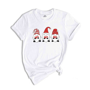 Ho Ho Ho Shirt, Christmas Gnome Shirt, Trendy Christmas Shirt, Gnomes Tee, Gnome Holiday Shirt, Christmas Party Shirt, Holiday Shirt