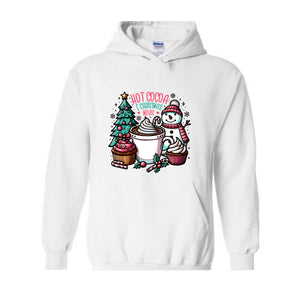 Hot Cocoa And Christmas Movie Sweatshirt, Christmas Sweatshirt, Hot Cocoa Sweatshirt, Christmas Gifts, Christmas Hoodie