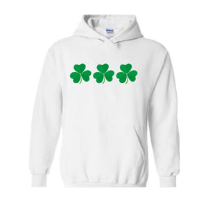 Shamrock St Patrick's Day Sweatshirt, St Patricks Hoodie, St Patrick's Day Gift, Shamrock Hoodie, Lucky Sweatshirt, Lucky Irish Hoodie