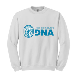 Trees are nature's DNA Swetshirt, DNA Tree Of Life Hoodie, Science Teacher Sweatshirt, Biology Sweatshirt, Science Gift, 100 Days Of School