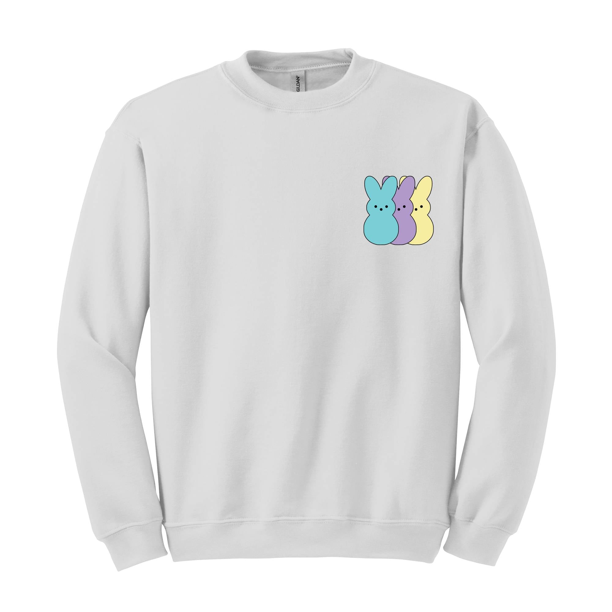 Hangin' With My Peeps Sweatshirt, Easter Day Sweater, Cute Bunnies Hoodie, Easter Peeps Sweatshirt, Easter Gifts