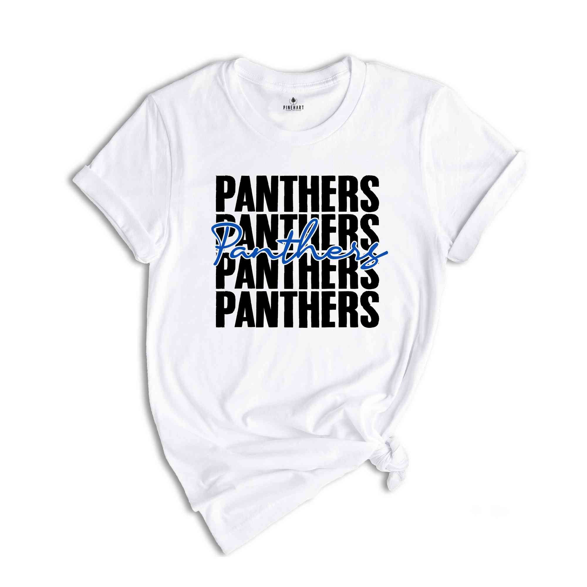 Panthers Team Shirt, Team Mascot Shirt, Panthers Team Spirit Shirt, Panthers Fan Shirt, Panthers School Shirt, Panthers School Spirit