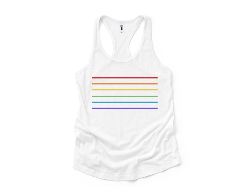 Rainbow Pride Muscle Tank Top, Equality Tank Top, LGBTQ Shirt, Rainbow Tank Top, Love Tank Top, Pride Tank Top