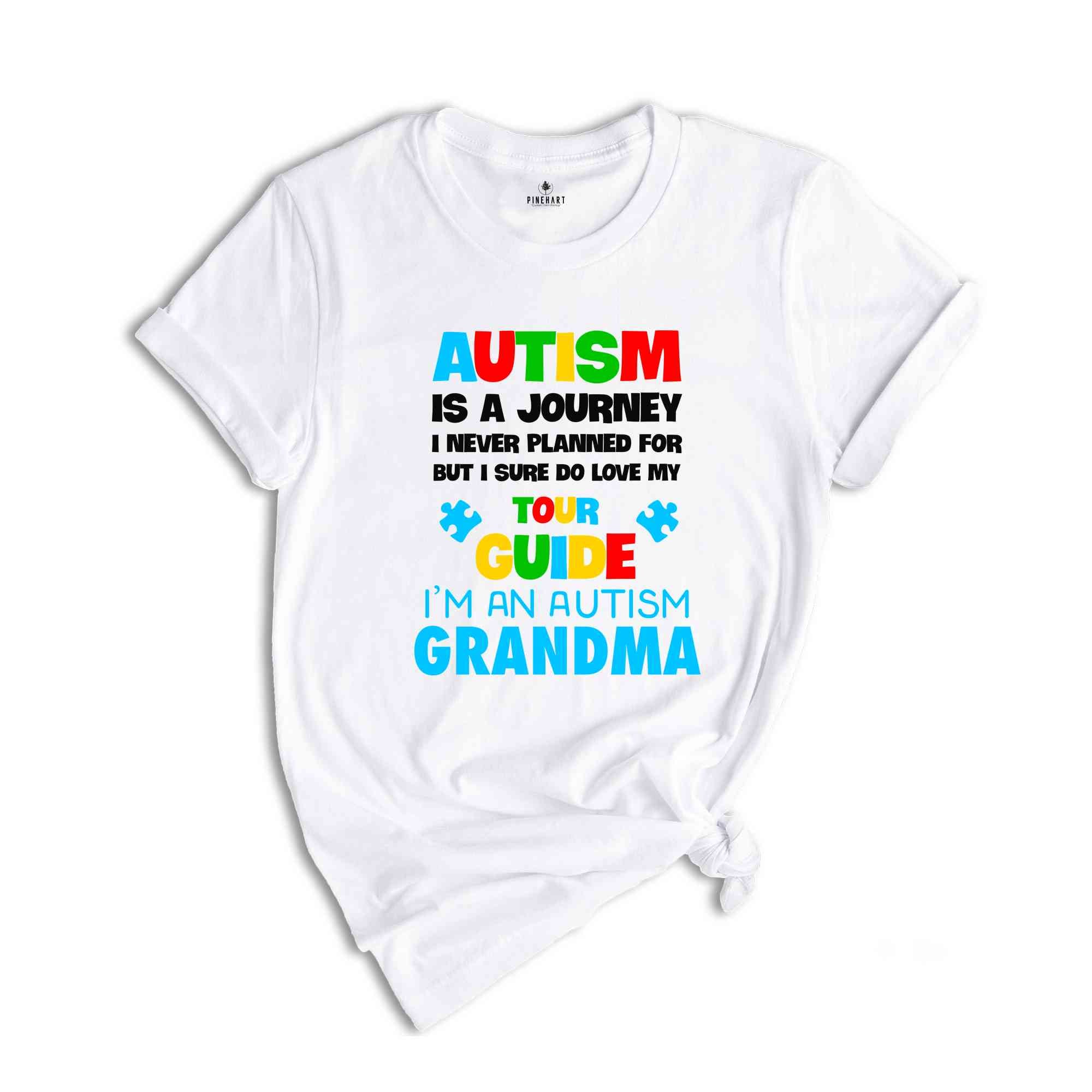 Autism Is A Journey Shirt, Autism Grandma Shirt, Autism Awareness Shirt, Neurodiversity Shirt, Puzzle Piece, ADHD Shirt, Autism Month Shirt