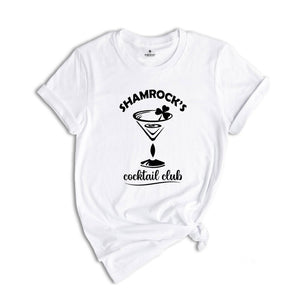 Shamrock Cocktail Club Shirt, Classic St Patrick's Day Shirt, Vintage St Patrick's day, St Patty party shirt, Funny Mom Shirt